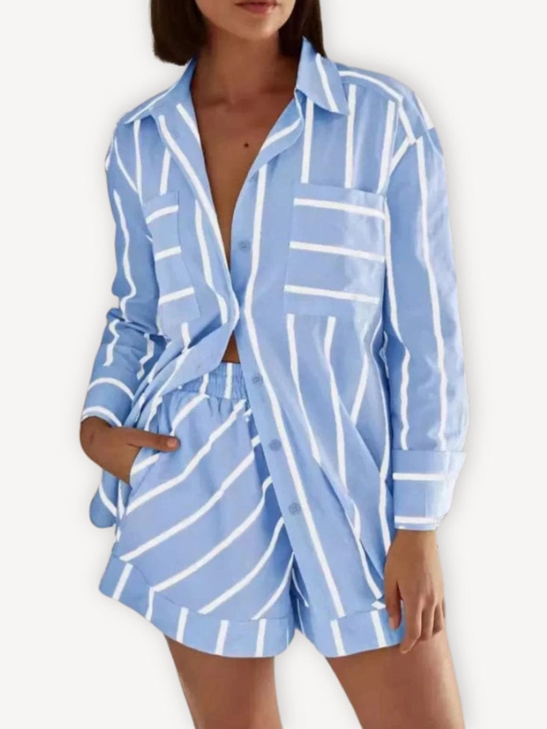 Ensemble short plage | Femme Bleu / S