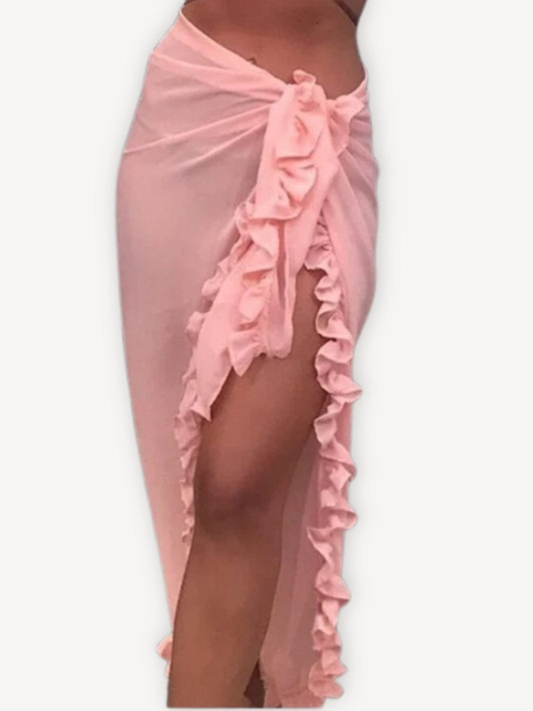 Paréo plage | Rose Rose / Taille unique