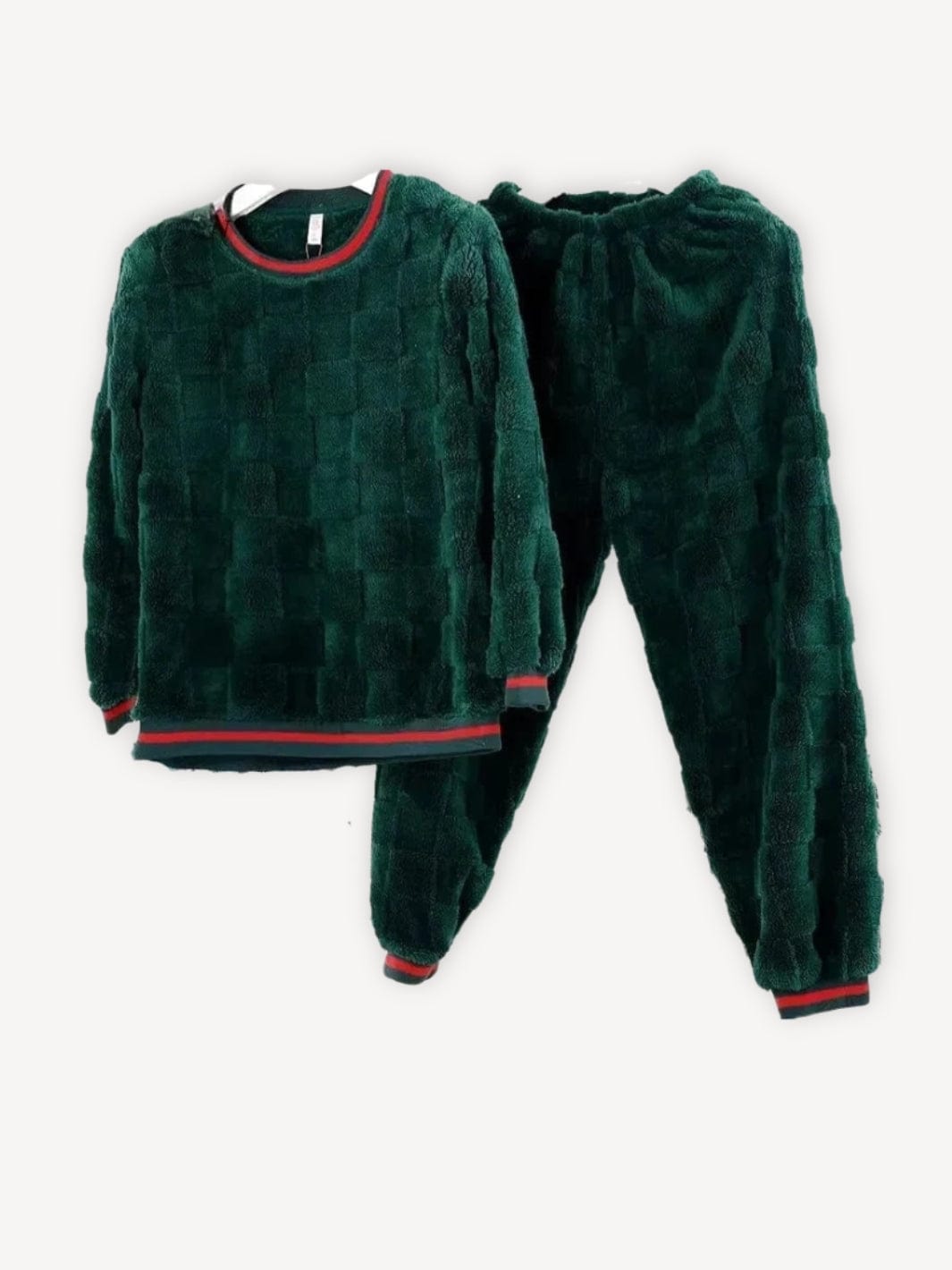 Pyjama homme hiver | Polaire Vert / S