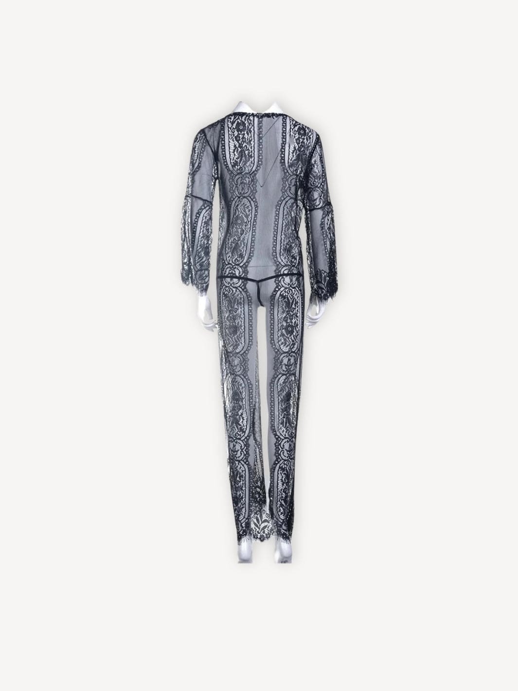 Robe de plage noire | Longue