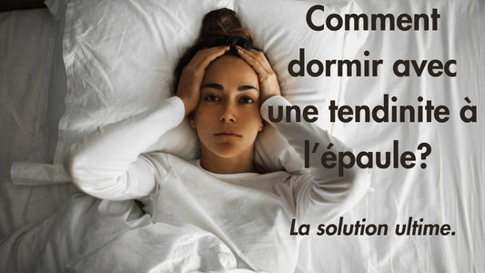 Comment dormir avec une tendinite à l'épaule ?