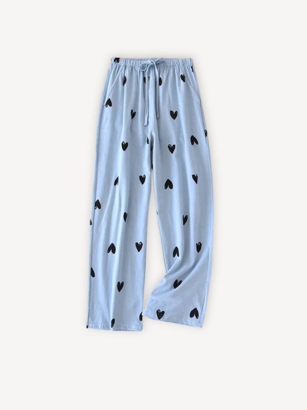 Bas de pyjama femme | Coton bio Bleu / M