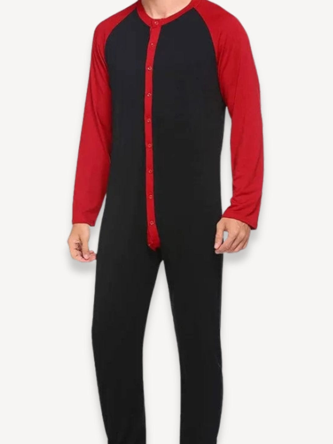 Combinaison pyjama adulte | Homme Rouge / S