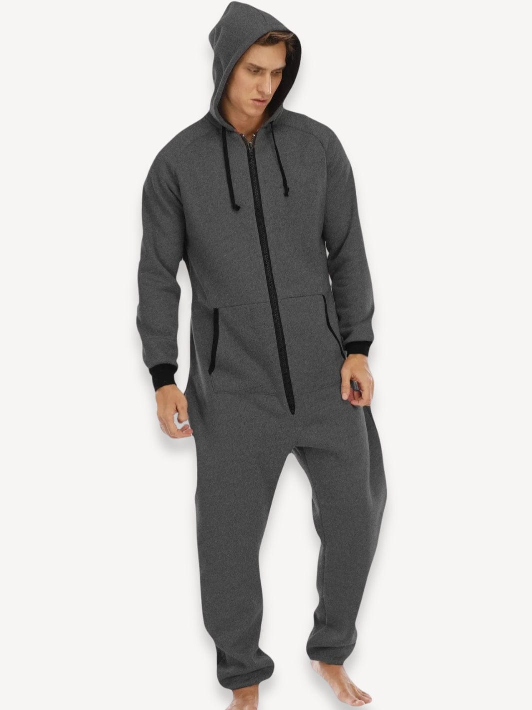 Combinaison pyjama homme | Grande taille Gris / S