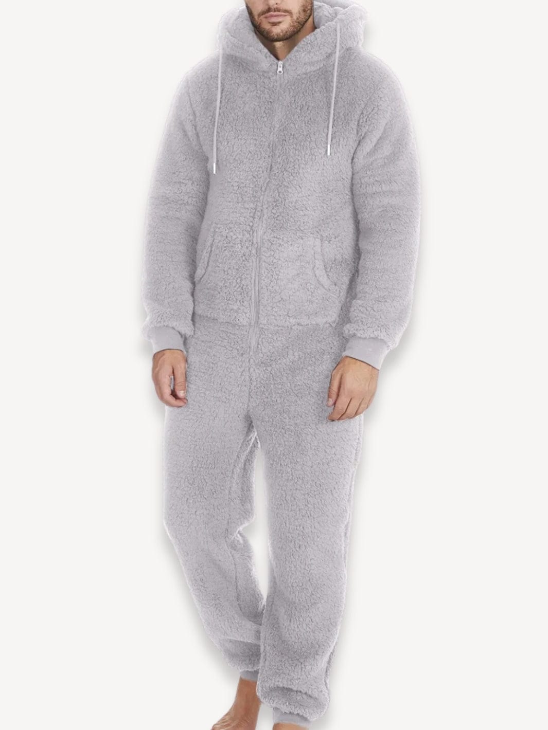 Combinaison pyjama homme | Polaire Gris / S