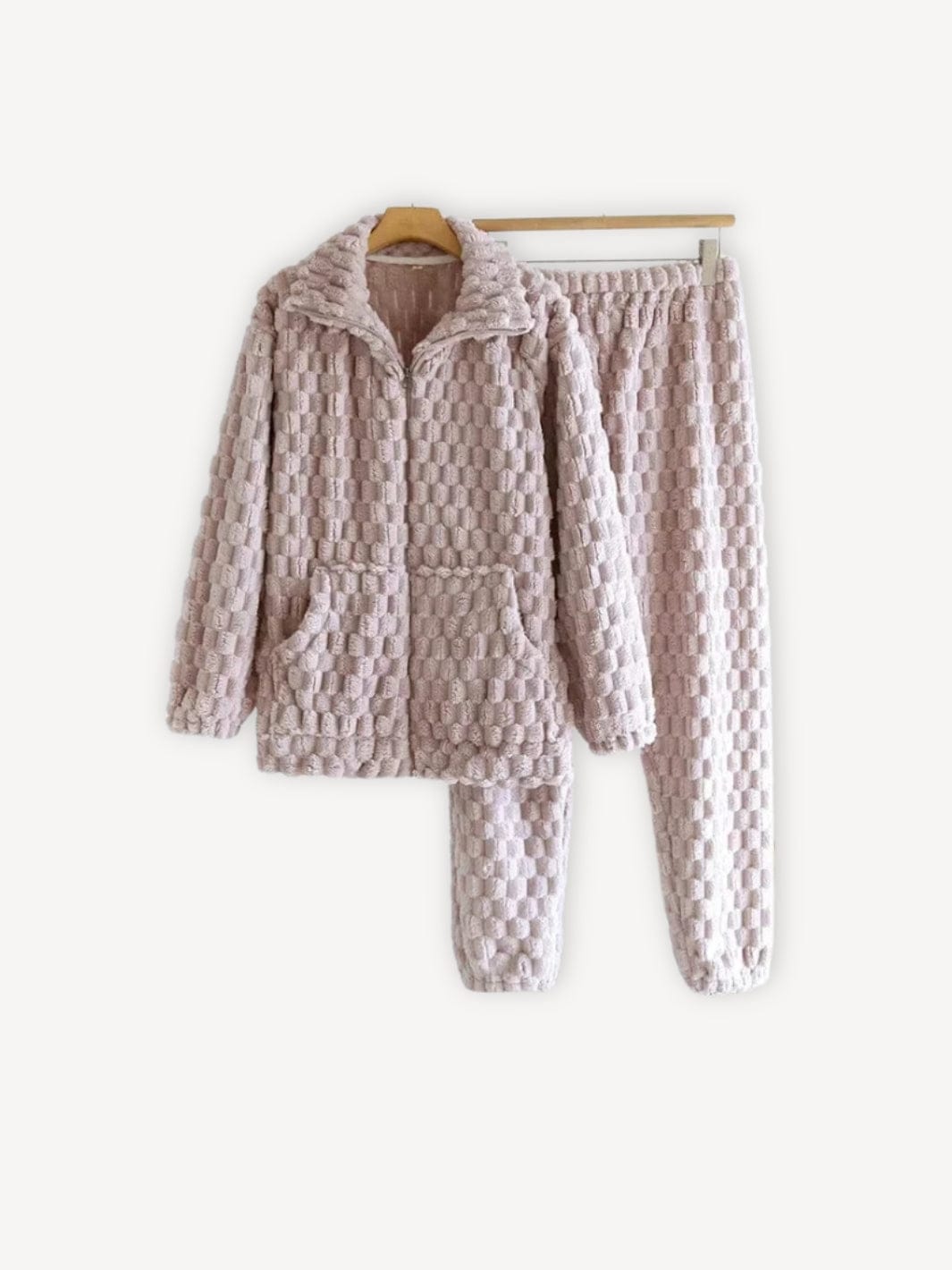 Ensemble pyjama côtelé | Femme Mauve / M