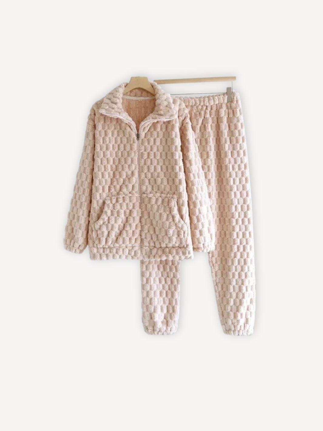 Ensemble pyjama côtelé | Femme Rose / M