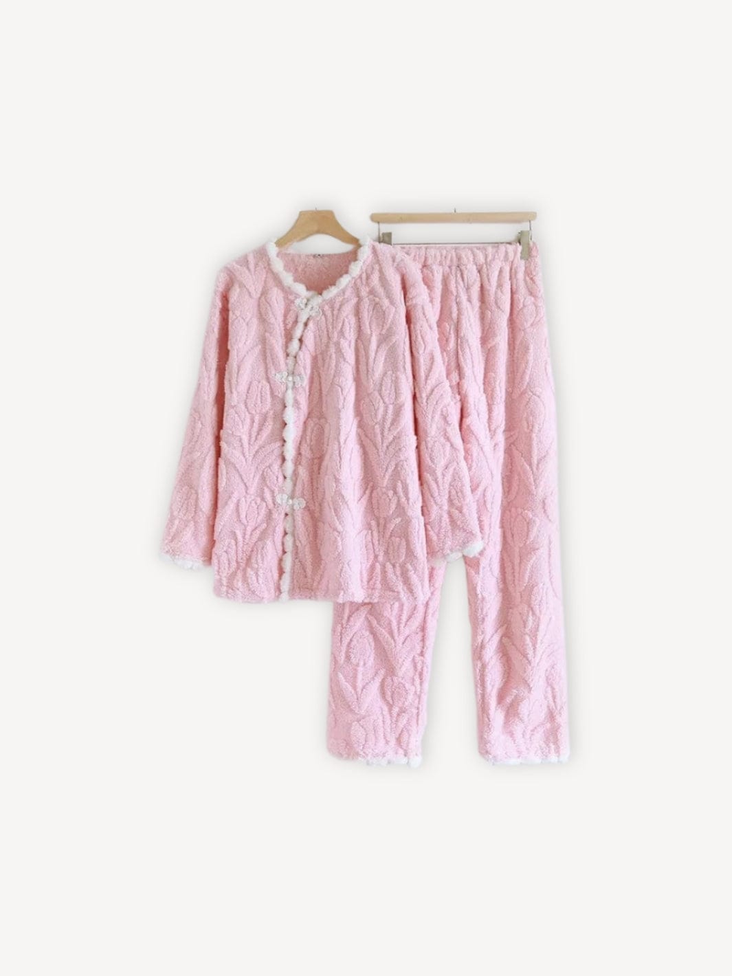 Ensemble pyjama femme | Fleurs Rose / S