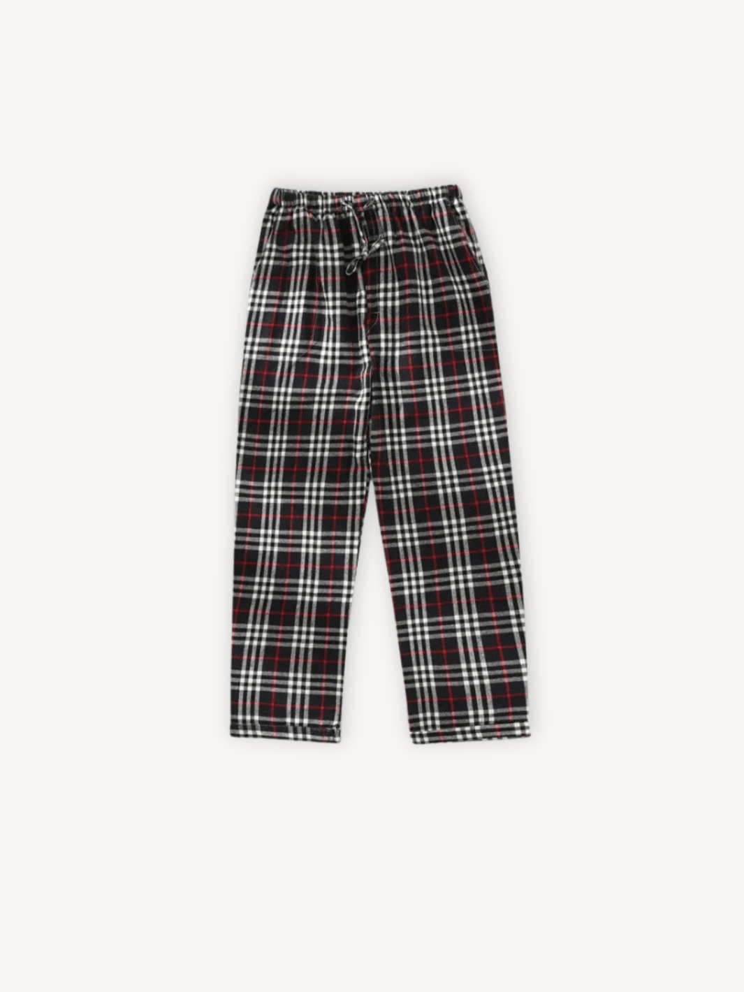 Pantalon pyjama carreaux rouges | Homme Rouge | Gris / XL