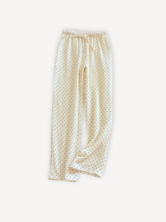 Pantalon | Pyjama femme coton bio Beige / M