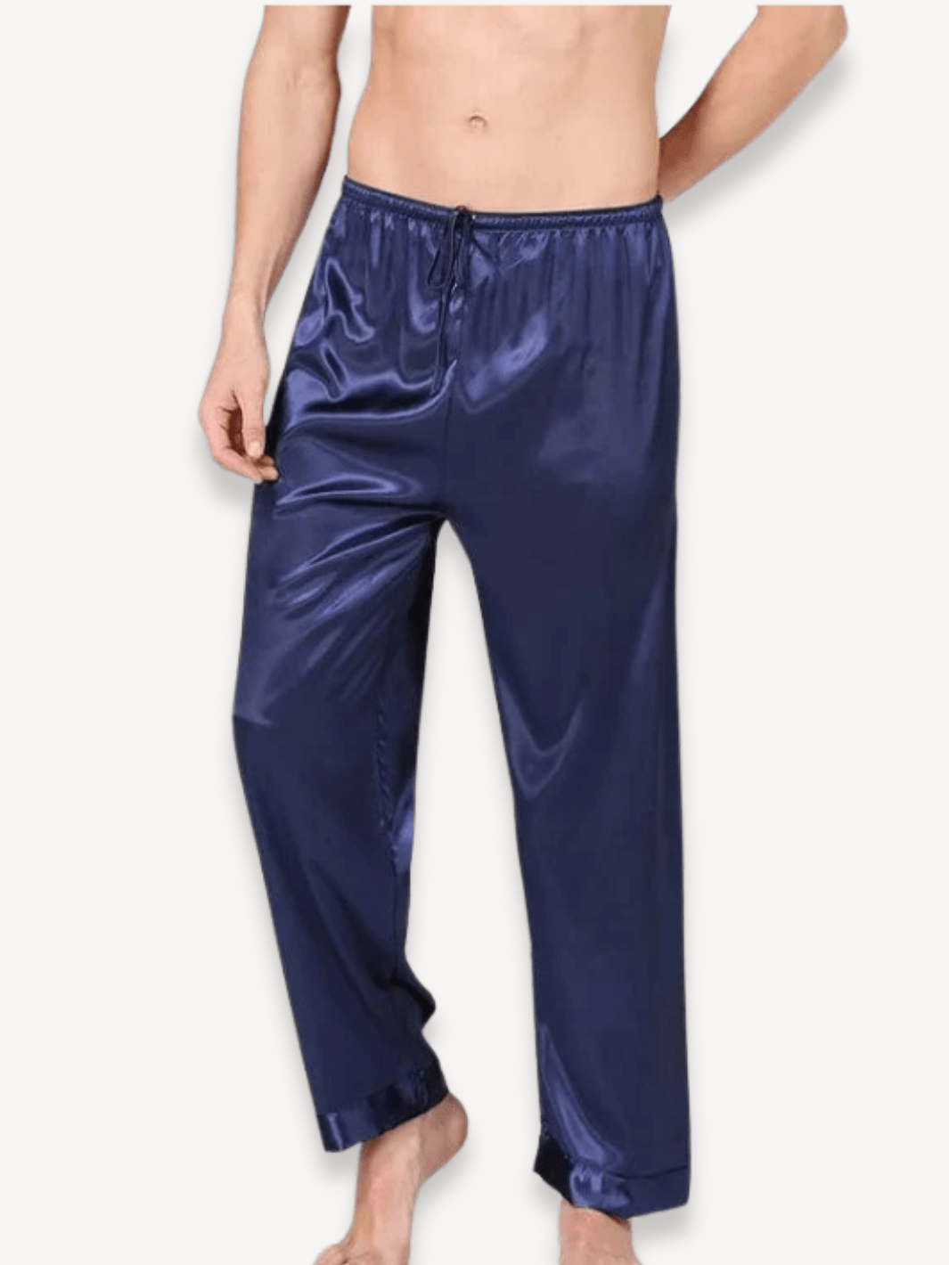 Pantalon pyjama homme | Satin Bleu / M