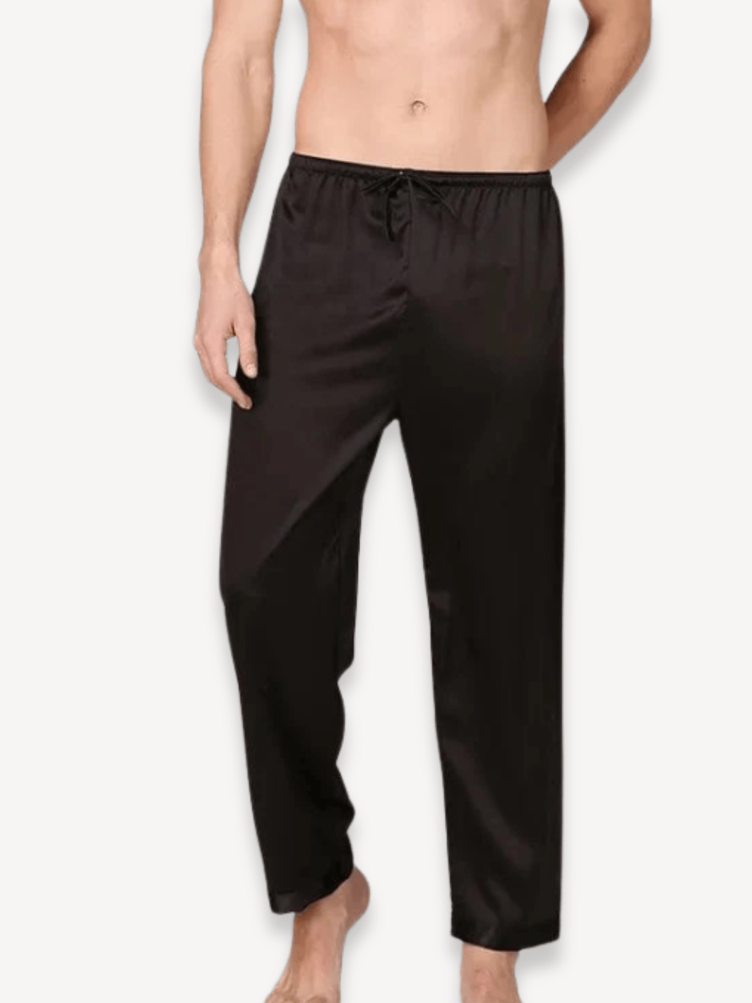 Pantalon pyjama homme | Satin Noir / M