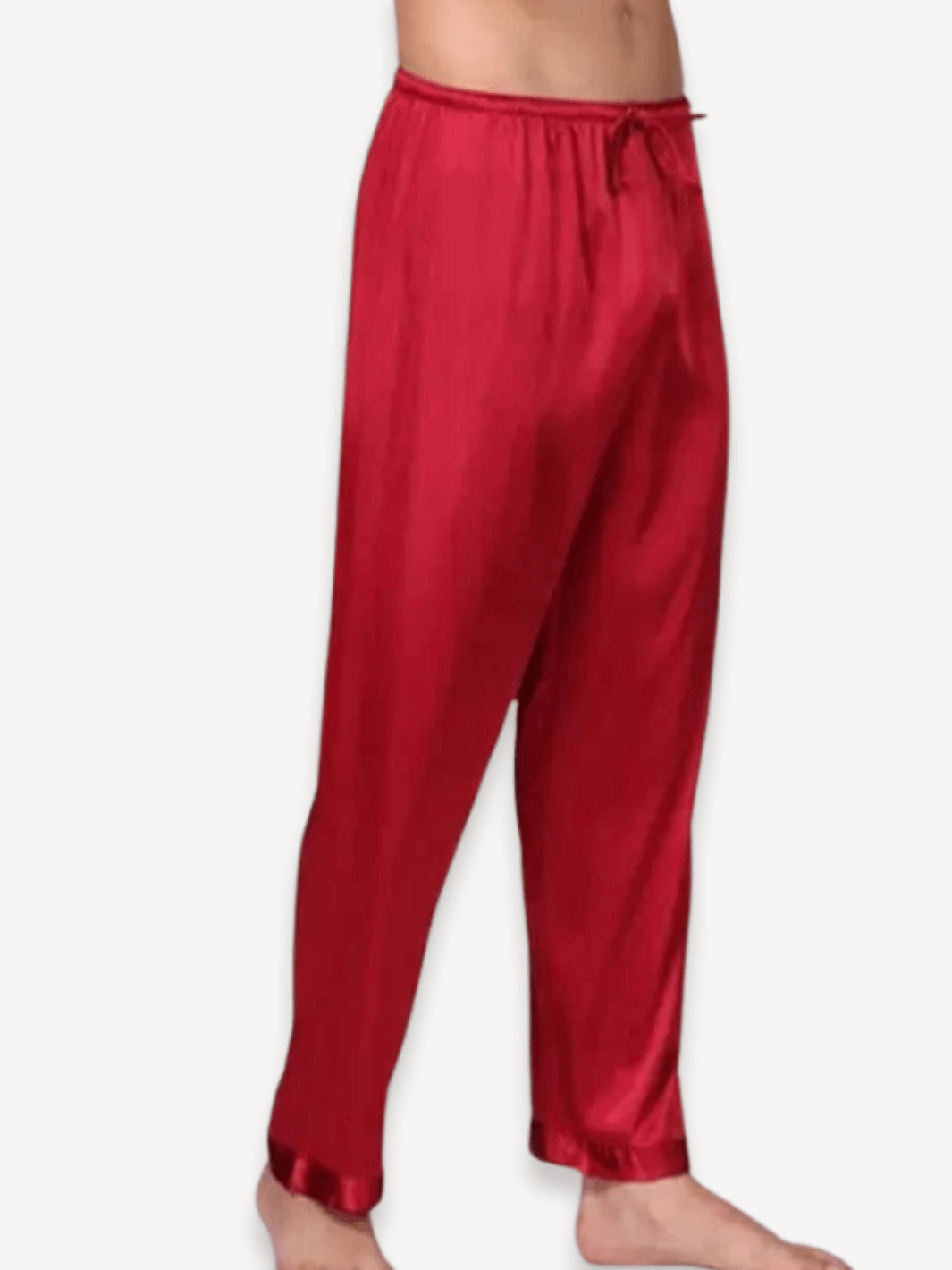 Pantalon pyjama homme | Satin Rouge / M