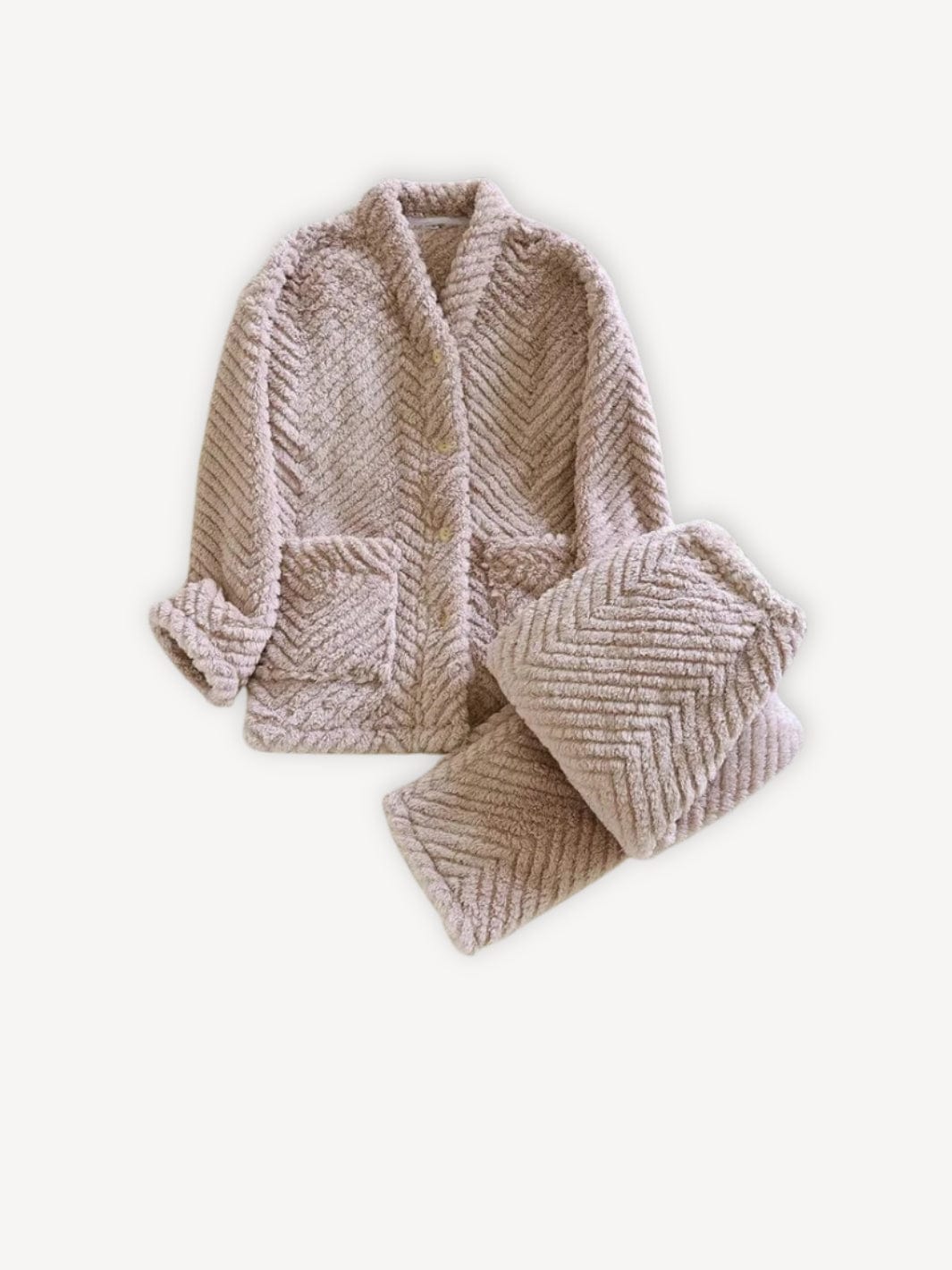 Pyjama chaud | Hiver Mauve / M