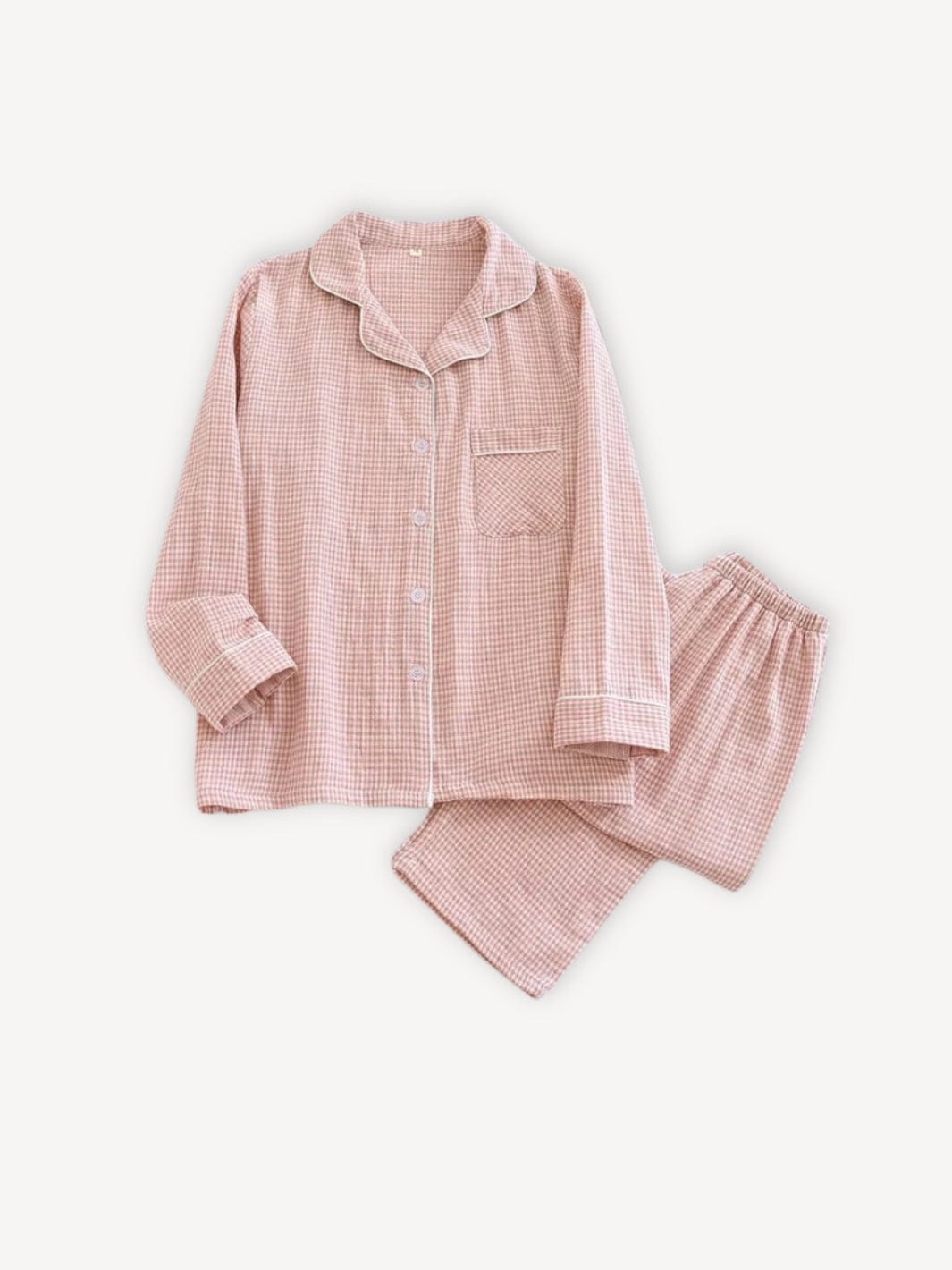 Pyjama couple | Hiver Rose pour elle / S