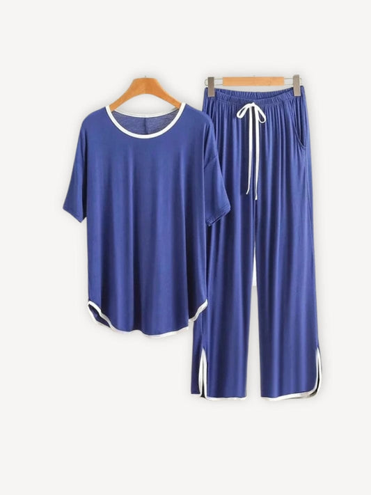 Pyjama d'intérieur femme | Grande taille Bleu / XL