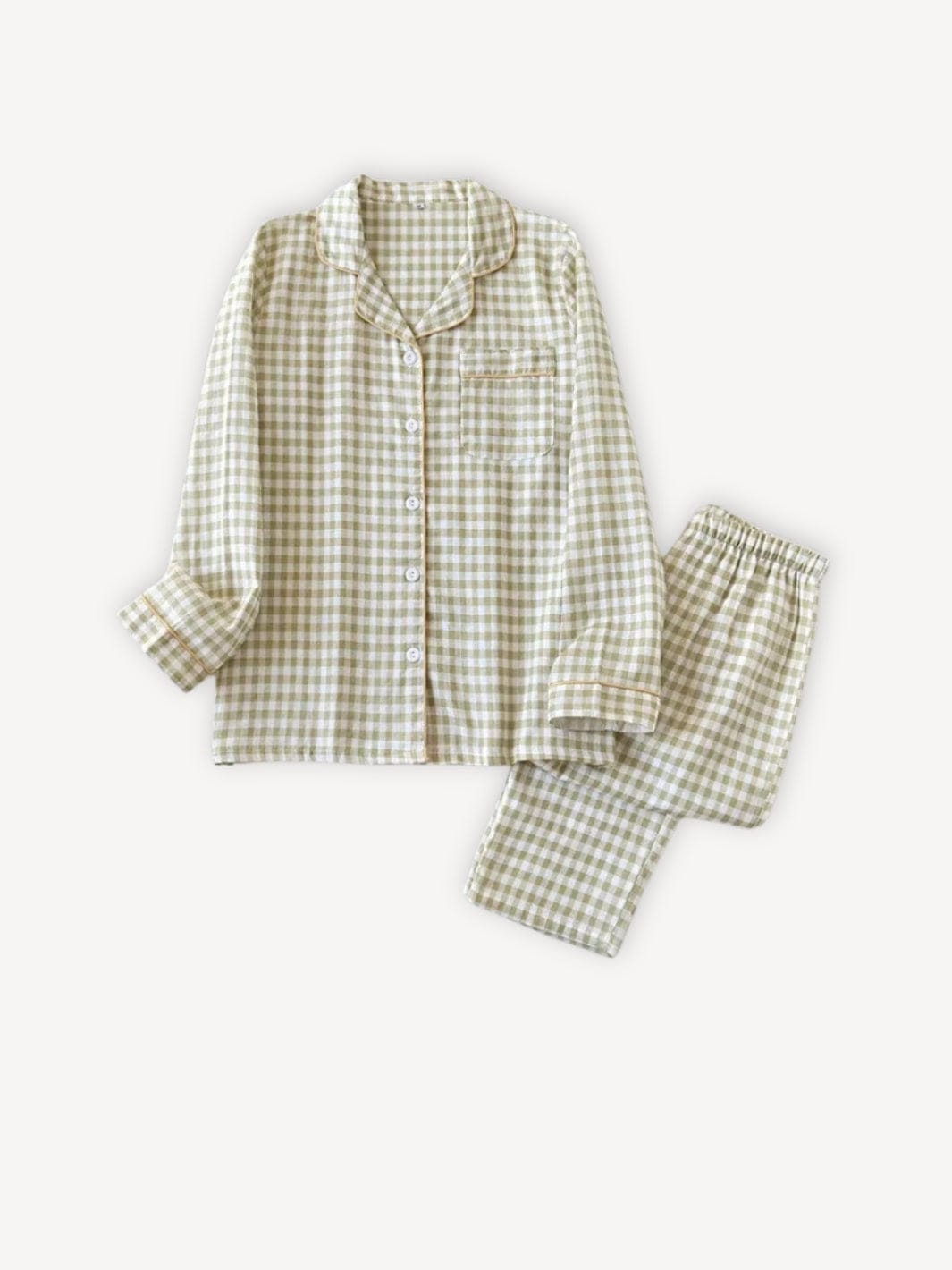 Pyjama | En damier Jaune / M