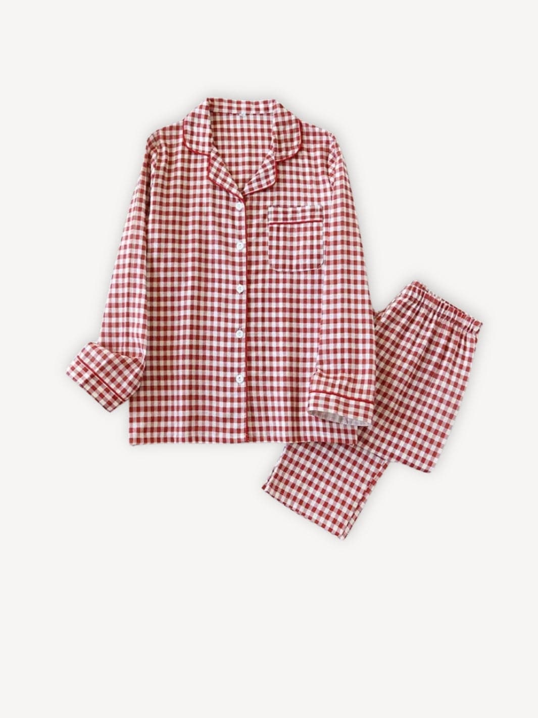 Pyjama | En damier Rouge / M