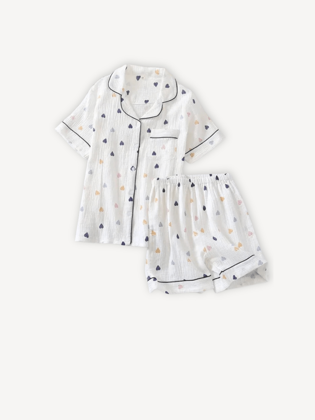 Pyjama femme | 100% coton été Blanc / M