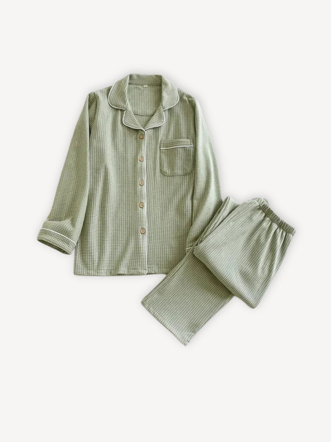 Pyjama femme hiver | Classe Vert / S