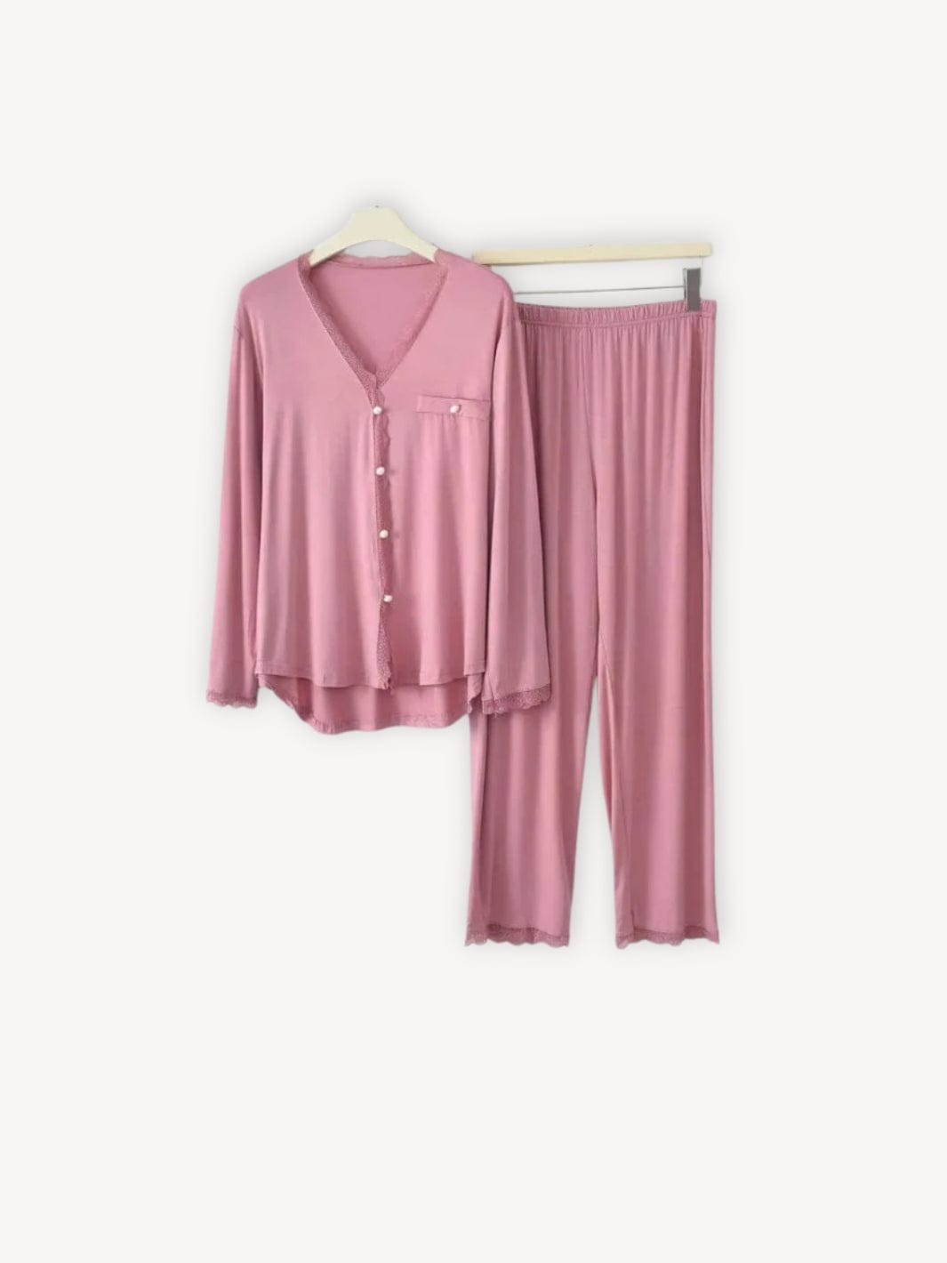 Pyjama femme long | Été Rose / L