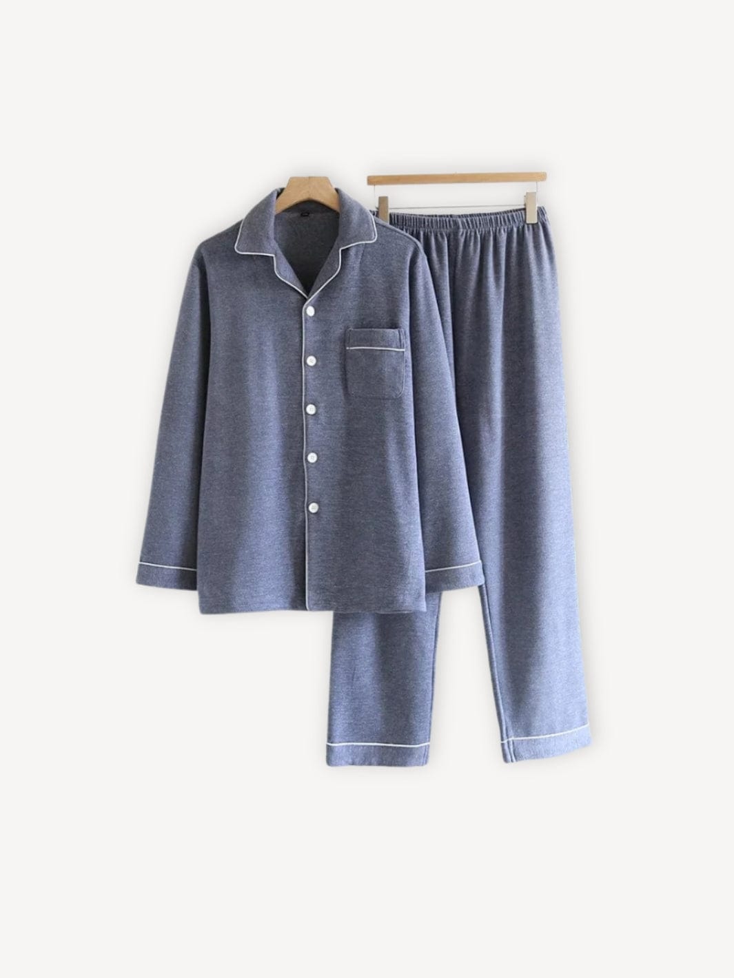 Pyjama homme | Chemise pantalon Bleu / M