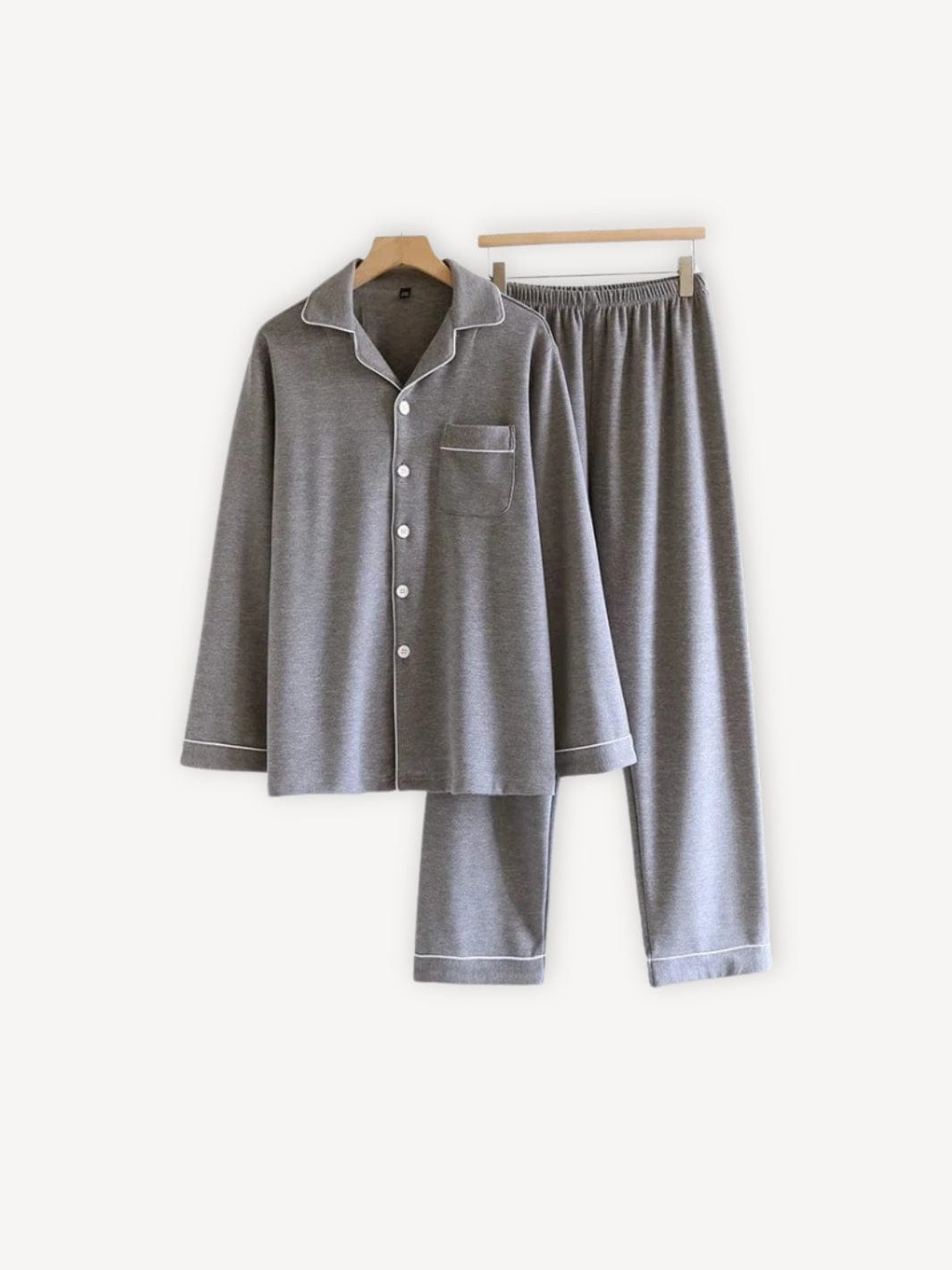 Pyjama homme | Chemise pantalon Gris / M