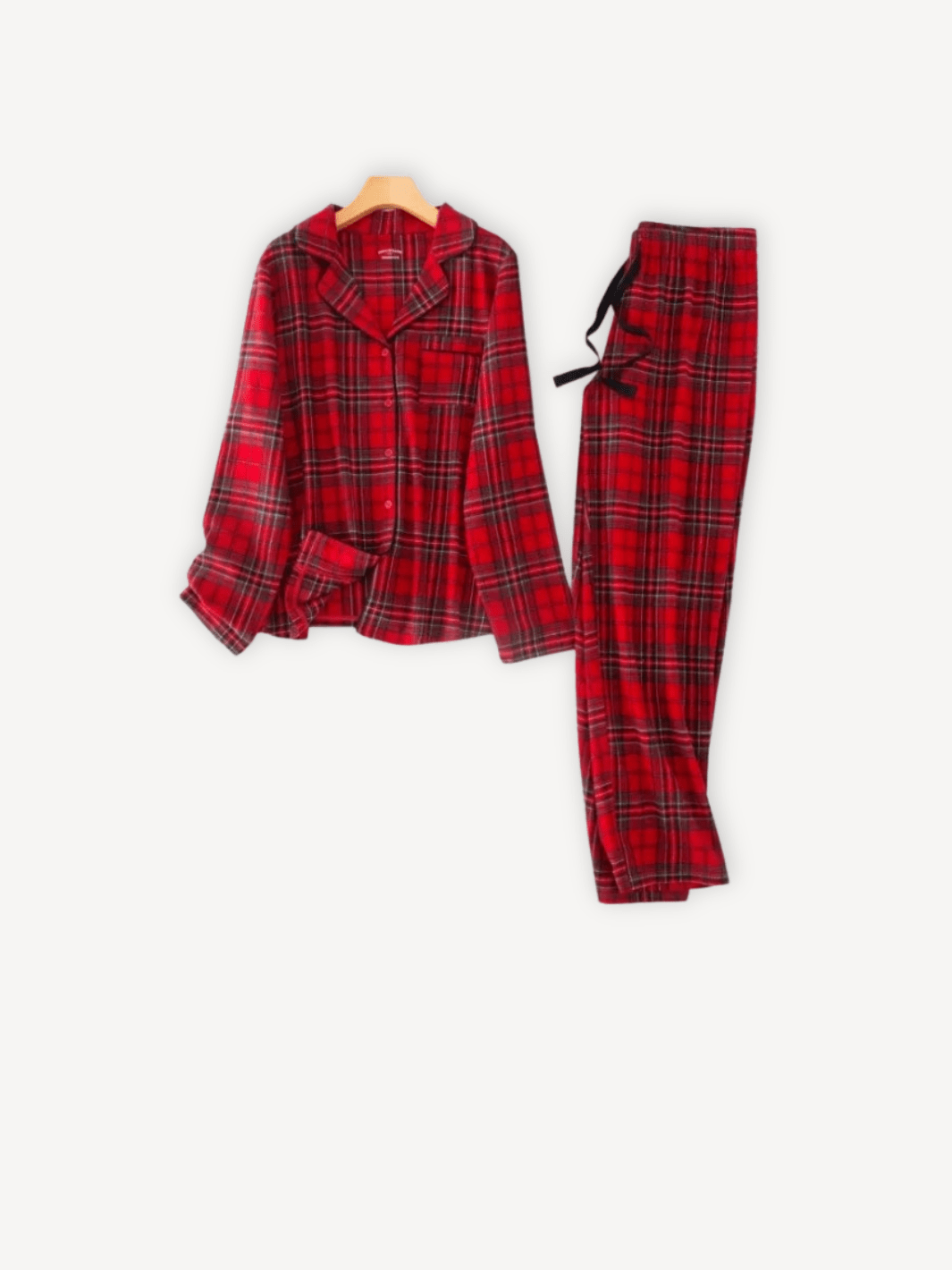 Pyjama homme femme | Assorti Rouge pour elle / M