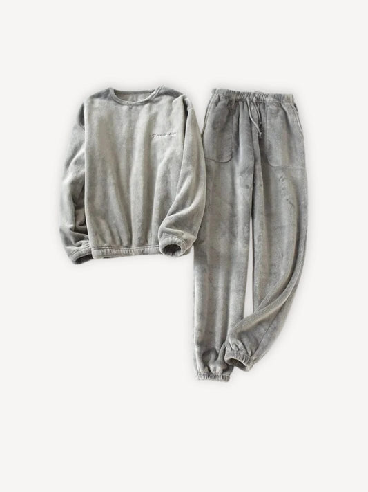 Pyjama homme hiver | Chaud Gris / S