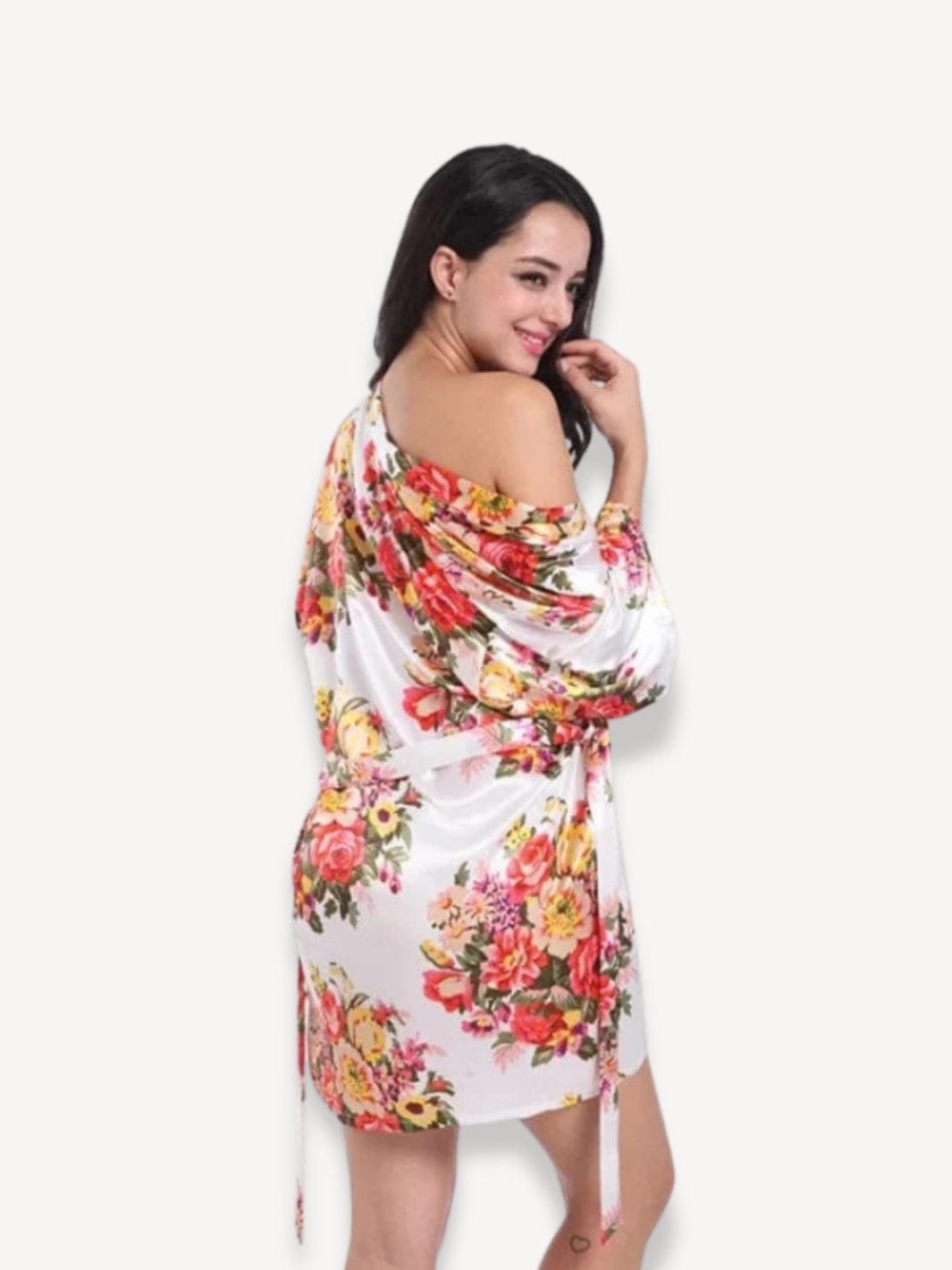 Pyjama kimono satin | Femme