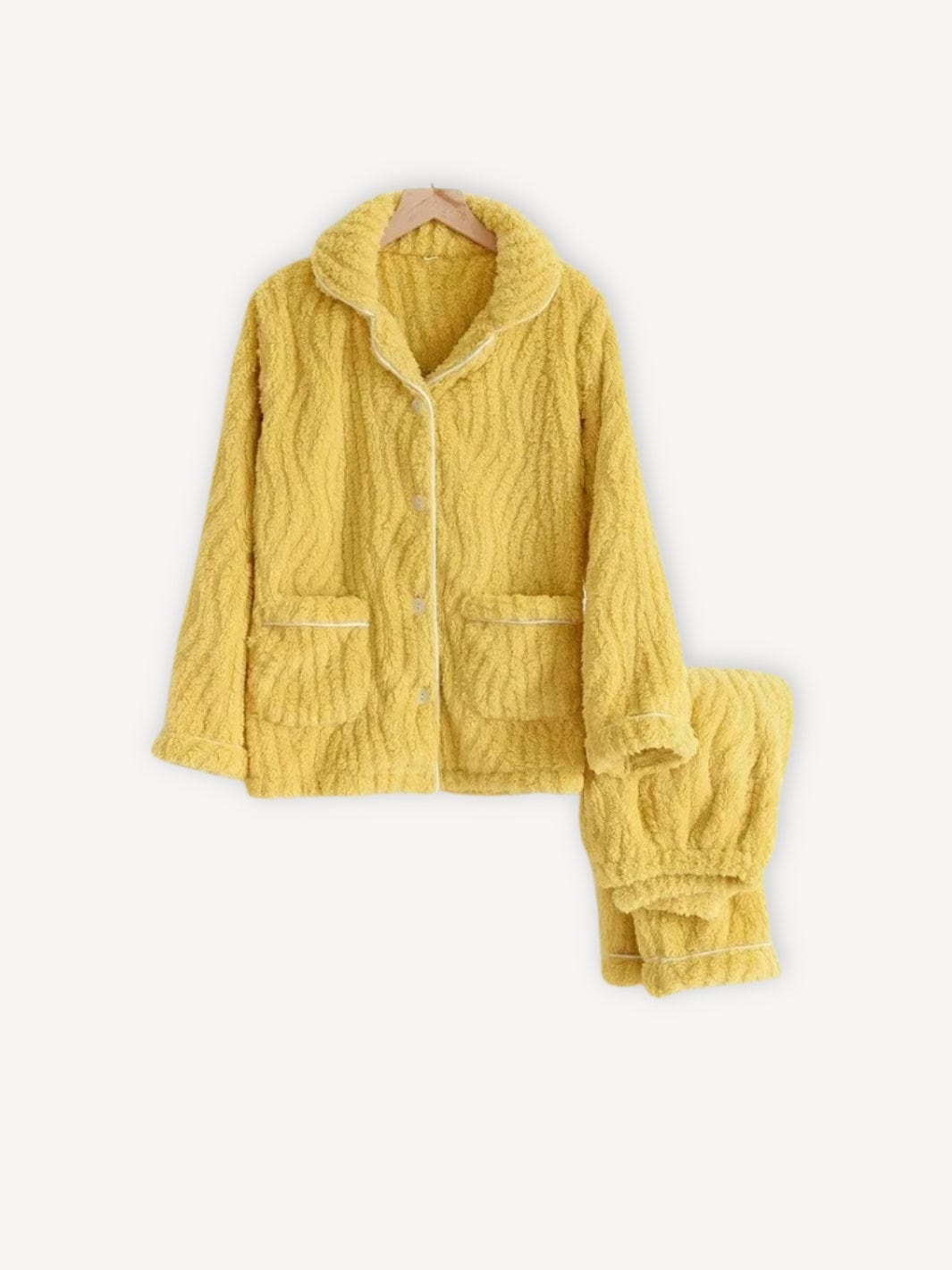 Pyjama polaire jaune | Femme Jaune / S