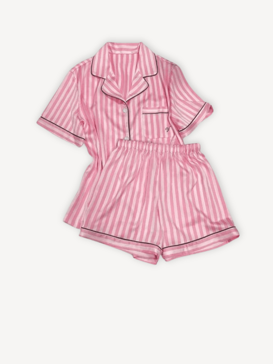 Pyjama rayé | Rose Rose / S