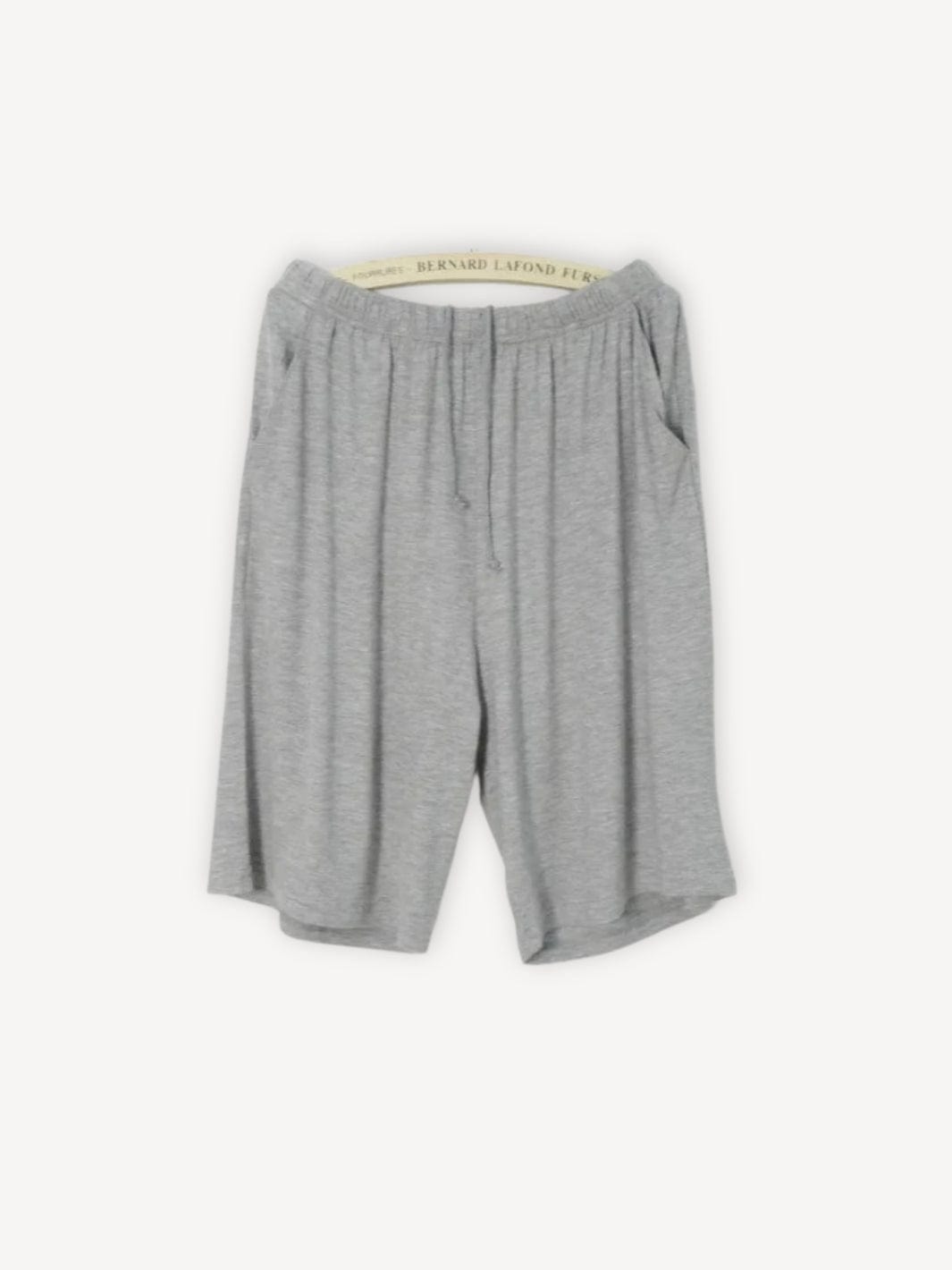 Pyjama short homme | Avec poches Gris clair / L