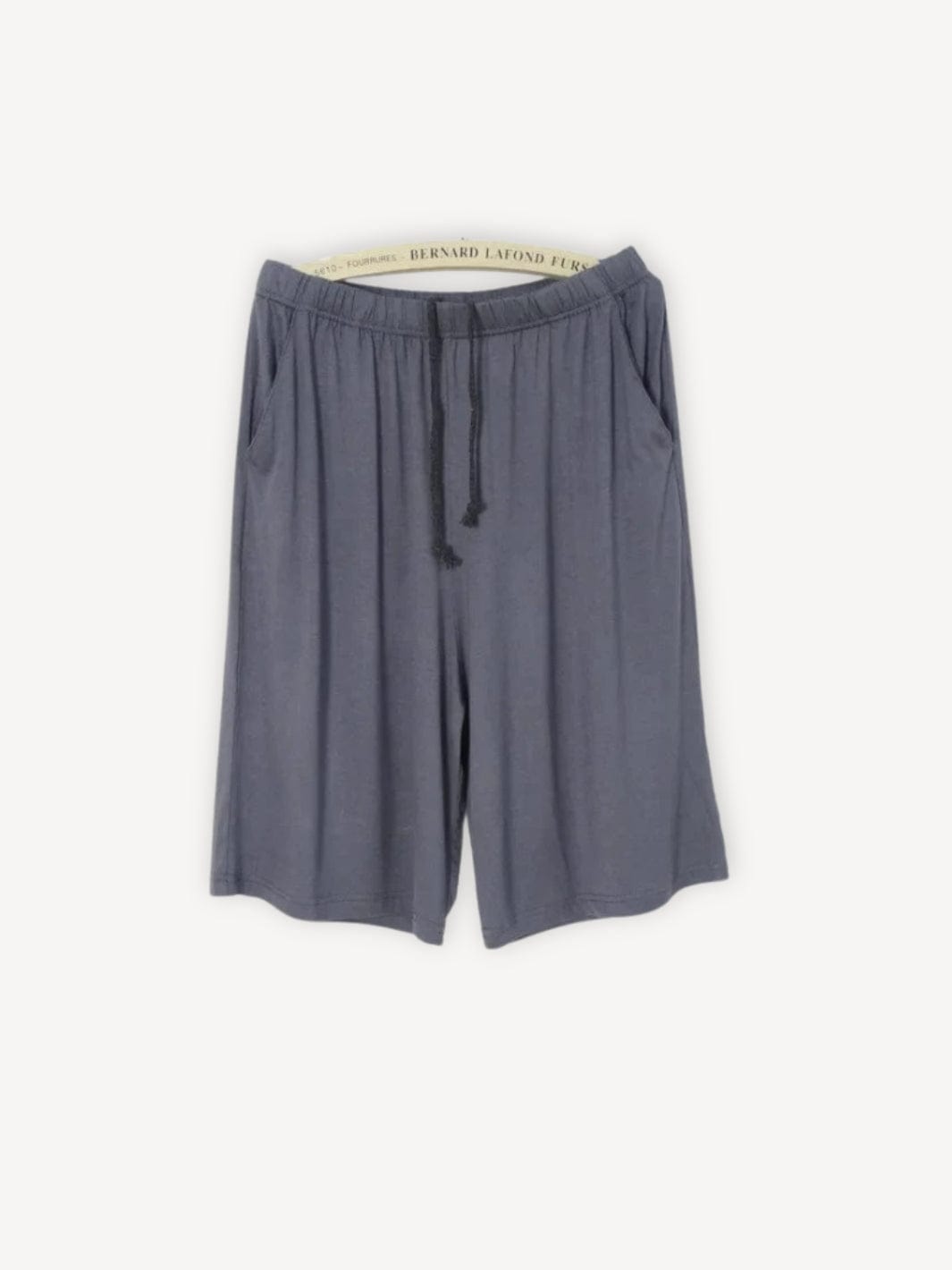 Pyjama short homme | Avec poches Gris / L