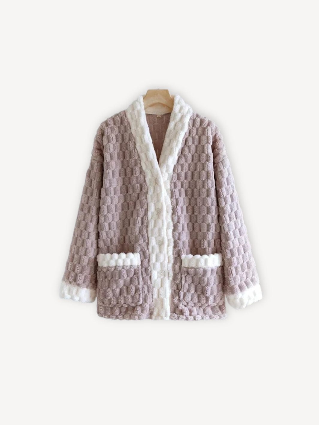 Veste pyjama polaire | Femme Mauve / S